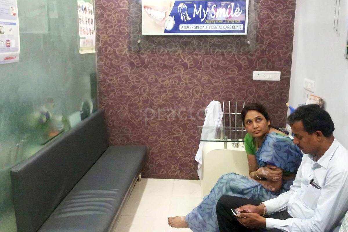 Waiting Area at My Smile Multi Speciality Dental Clinic Samta Colony Raipur