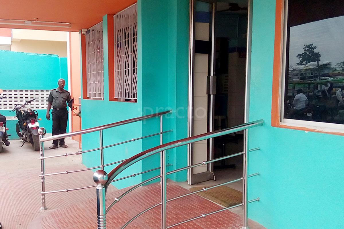 Entrance at Nalamm Hospital PVT. Limited MKB Nagar Chennai