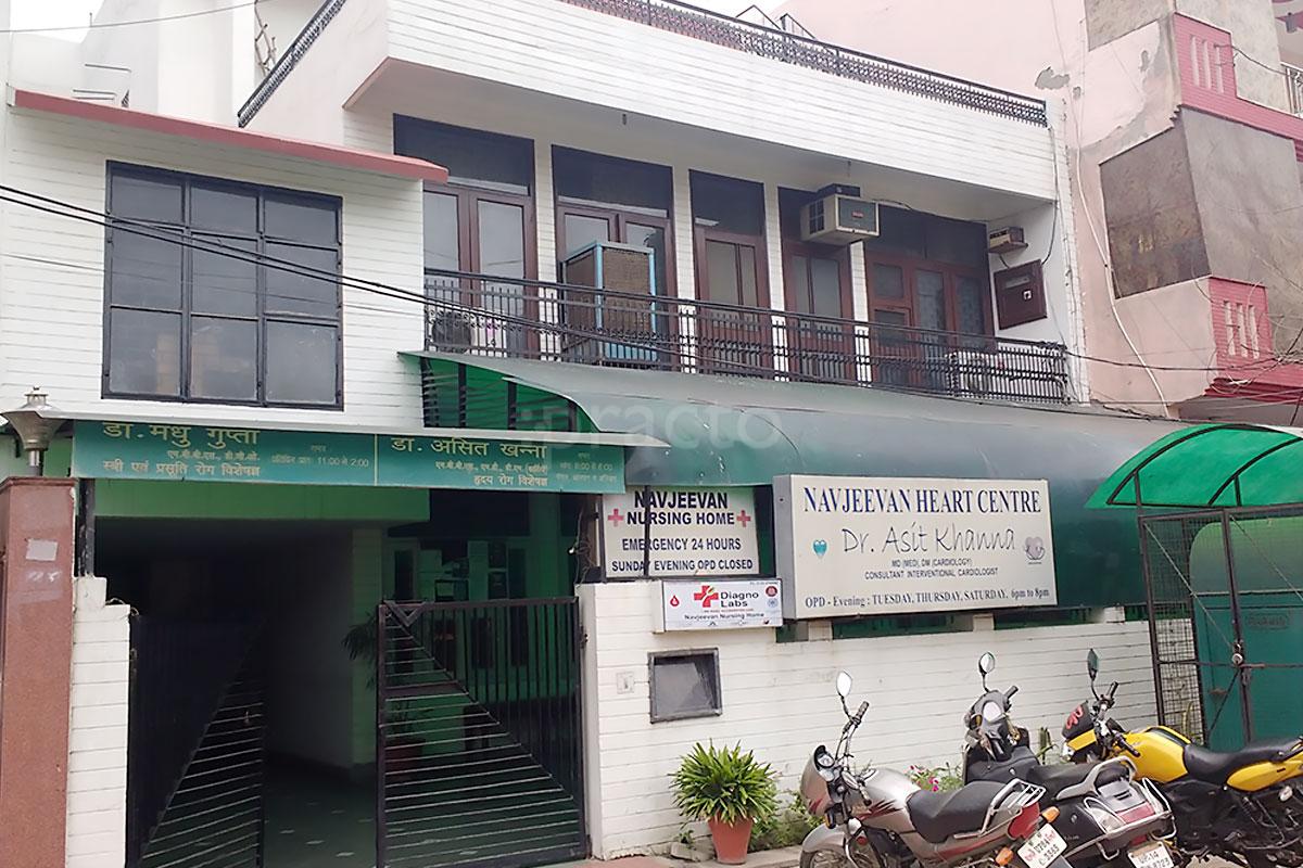 Entrance at Navjeevan Heart Centre Shastri Nagar Ghaziabad