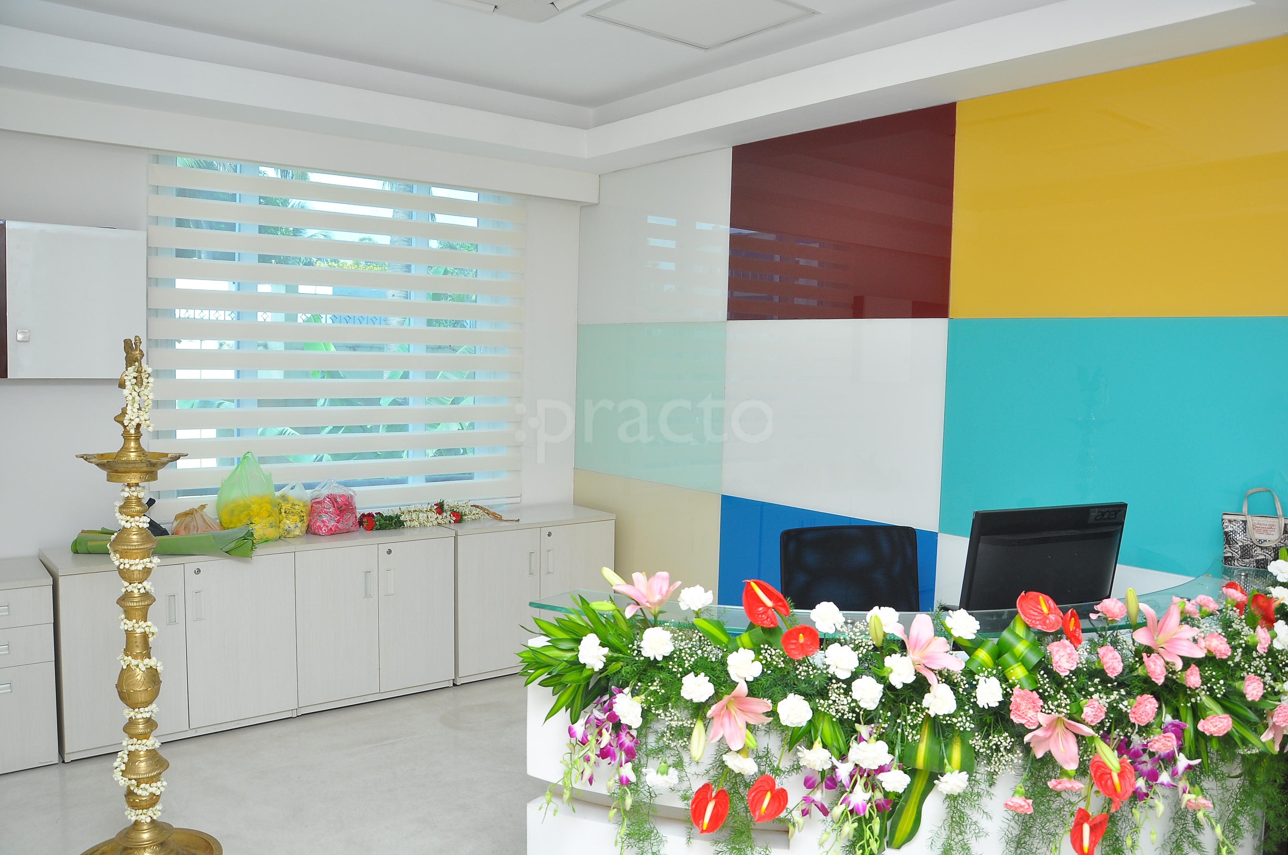 Reception at Nedo Healthcare Virugambakkam Chennai
