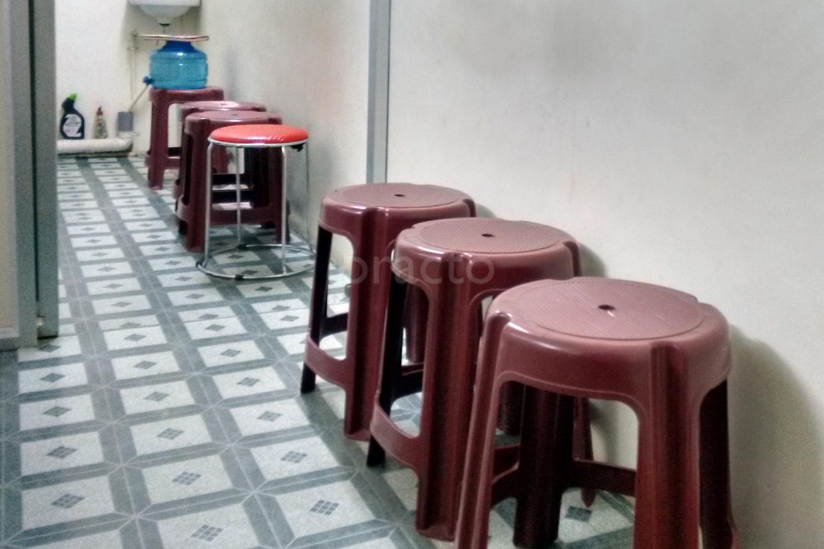 Waiting Area at Neelima Dental Clinic Bhavanipuram Vijayawada