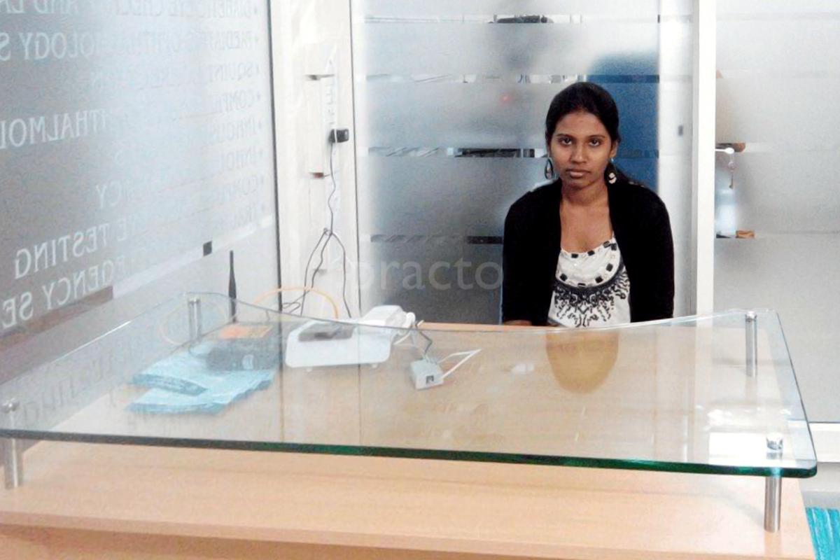 Reception at Nethradarshana Eye Clinic JP Nagar 7 Phase Bangalore