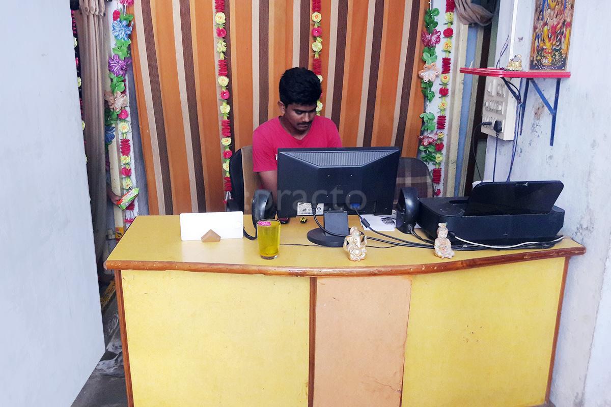 Reception at New Satya Clinic Vinchipeta Vijayawada