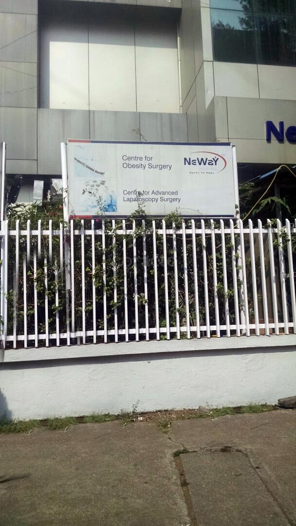 Entrance at Neway Hospital Sanpada Navi Mumbai