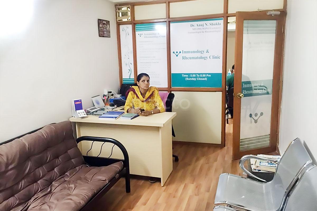 Waiting Area at Niruj Rheumatology Clinic Maninagar Ahmedabad