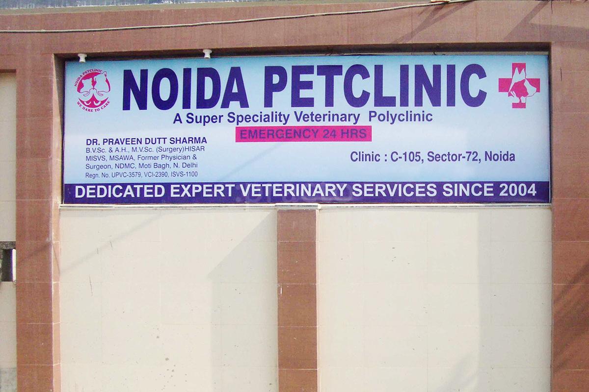 Entrance at Noida Pet Clinic Sector 72 Noida