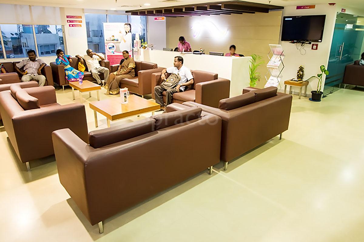 Waiting Area at Nova IVF Fertility Raja Annamalai Puram Chennai
