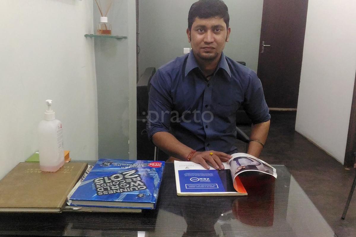 Reception at Okulo Eye Clinic Vasant Kunj Delhi
