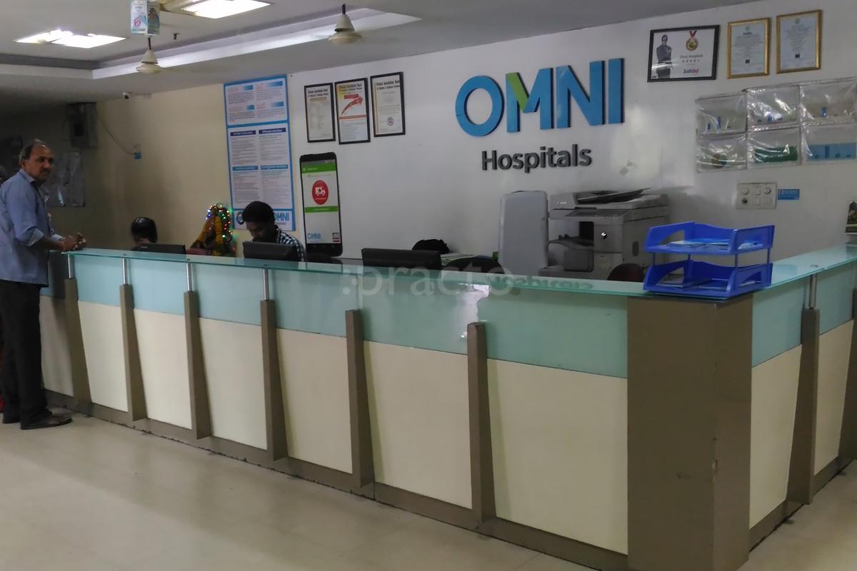 Reception at Omni Hospitals Kothapet Hyderabad