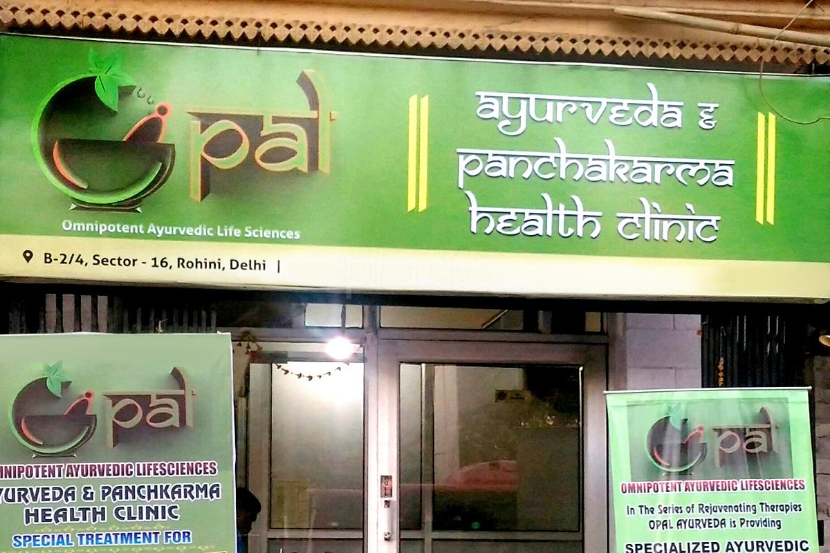 Entrance at Opal Ayurveda & Panchakarma Health Clinic Rohini Delhi