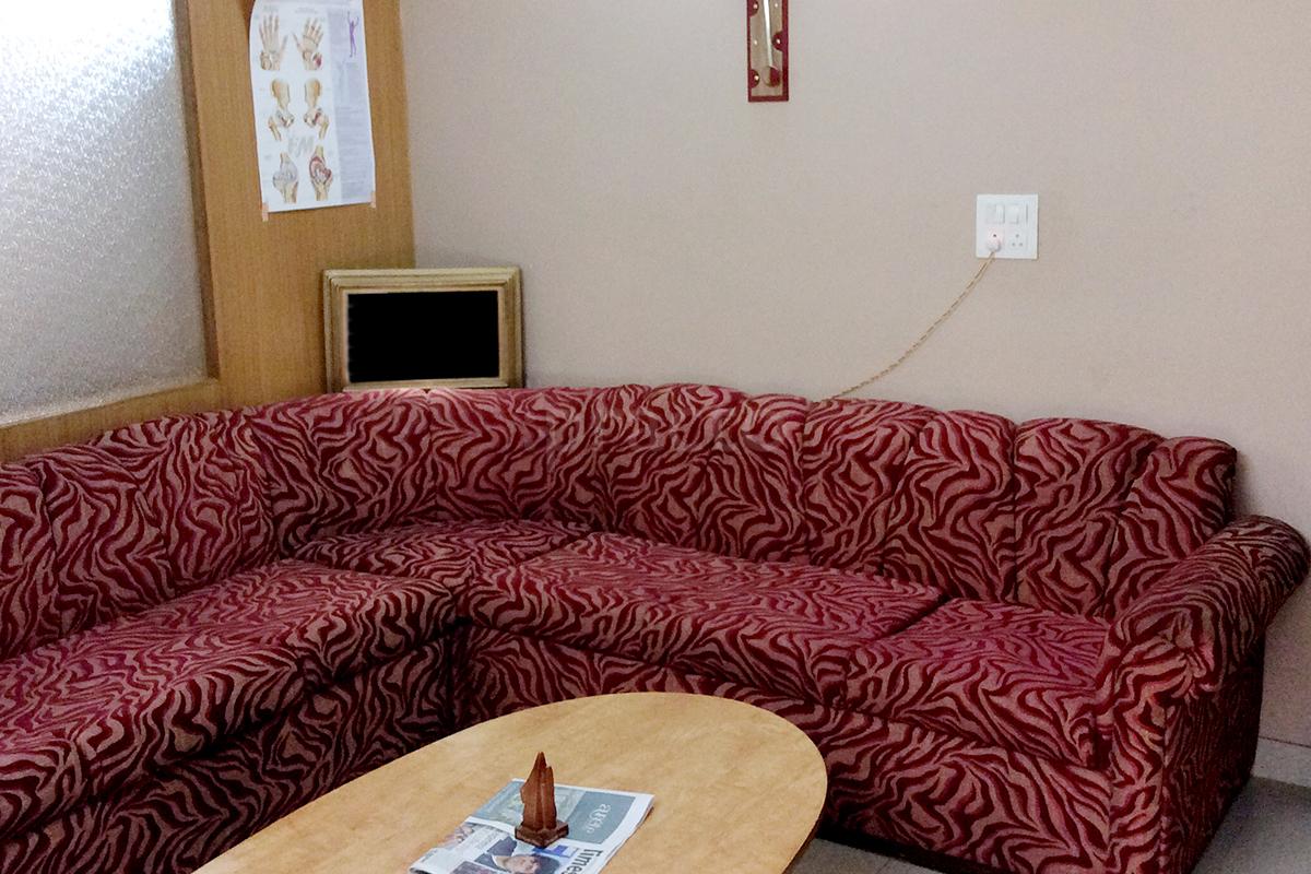 Waiting Area at Ortho Care Clinic Dwarka Delhi