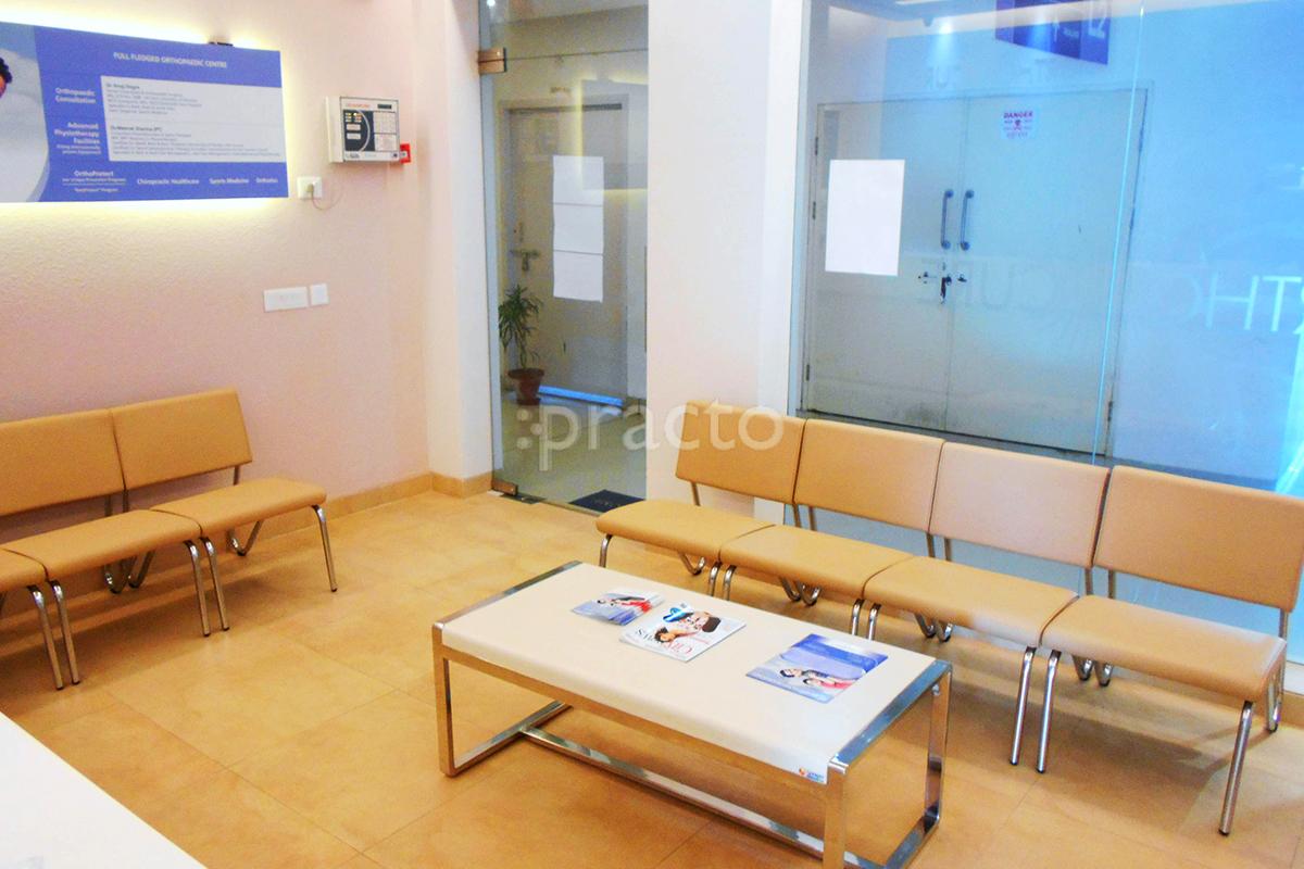 Waiting Area at Orthocure clinics DLF Phase V Gurgaon