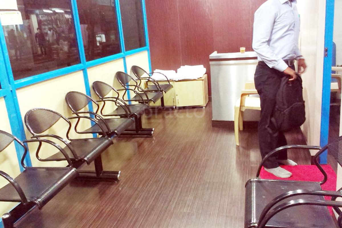 Waiting Area at Orthoplus Poly Clinic RT Nagar Bangalore
