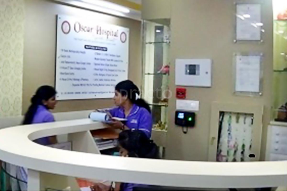 Reception at Oscar Multispeciality Hospital Kandivali West Mumbai