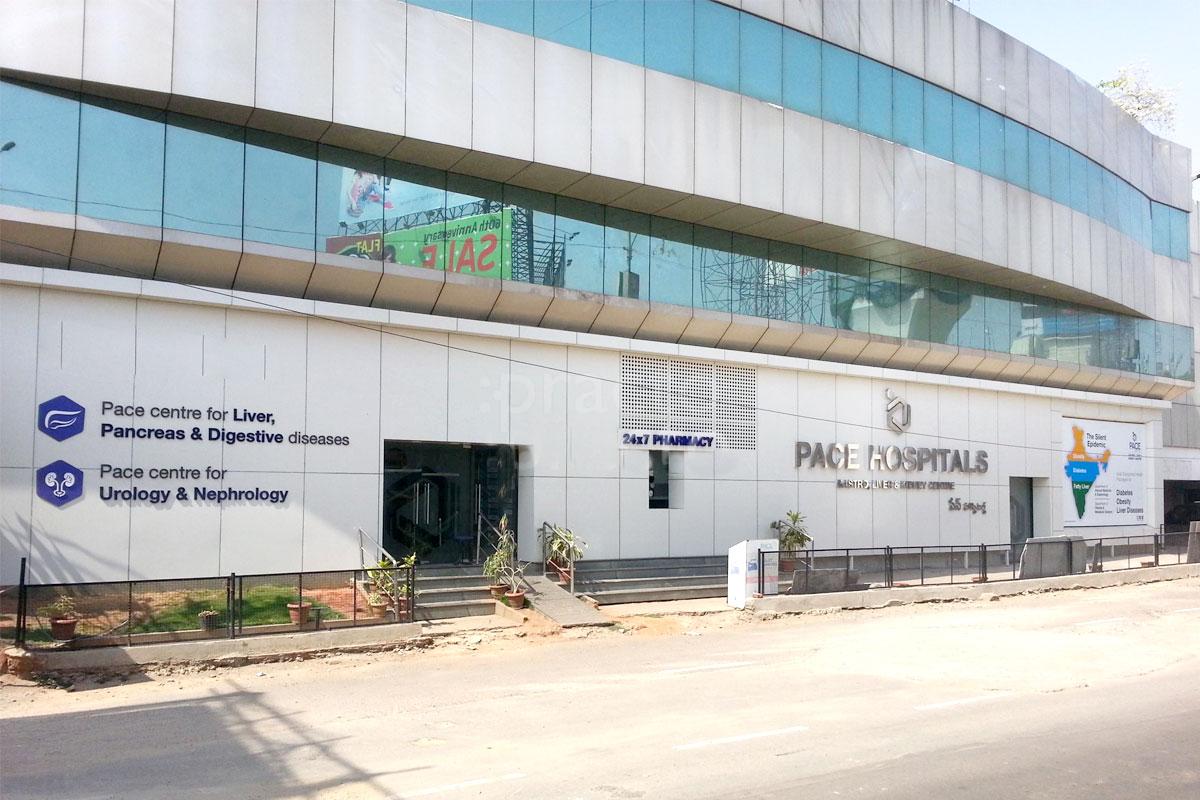 Outside Area at Pace Hospitals Madinaguda Hyderabad