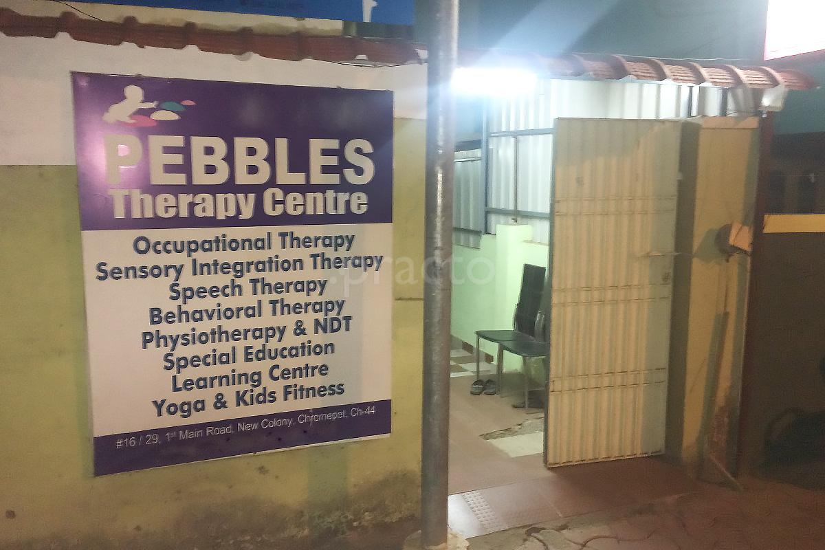 Entrance at Pebbles Therapy Centre Chromepet Chennai