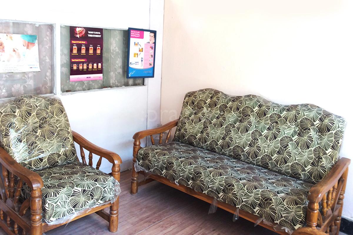 Waiting Area at Perfect Smile Multi Speciality Dental Clinic Lothkunta Hyderabad