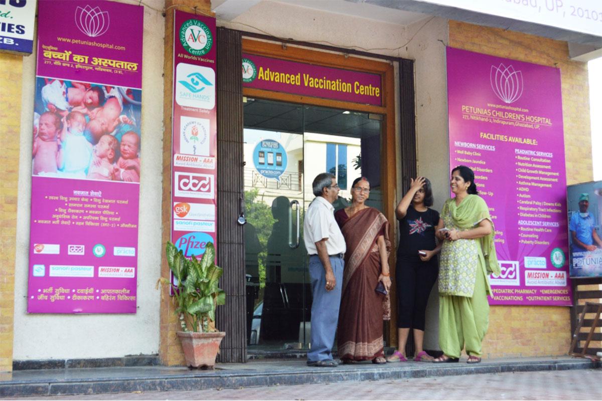 Entrance at Petunias Children's Clinic Indirapuram Ghaziabad