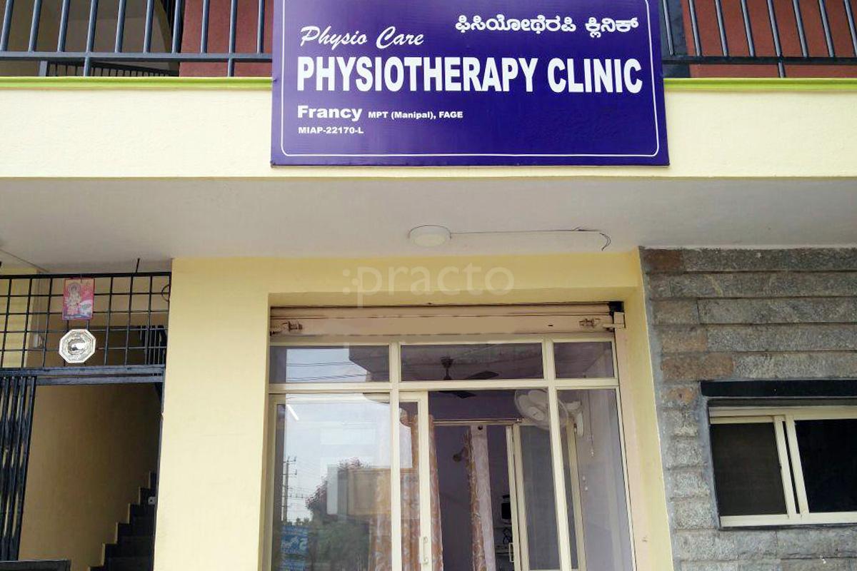Entrance at Physio Care Physiotherapy Clinic Hebbal Kempapura Bangalore