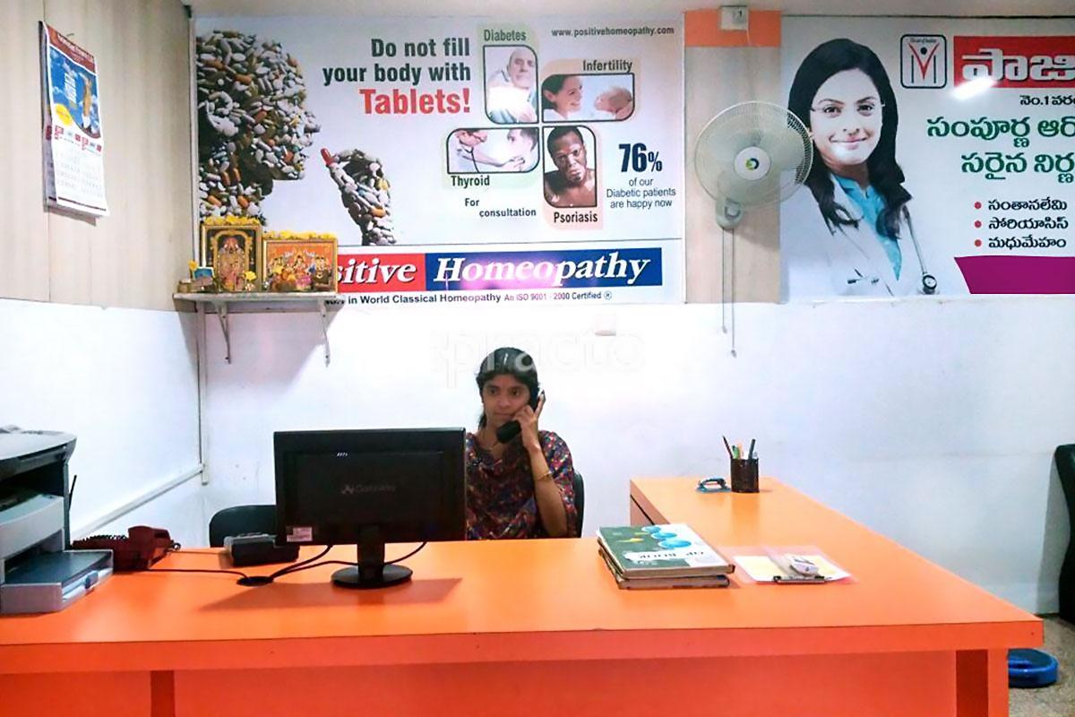 Reception at Dr Care Homeopathy Kachiguda Hyderabad
