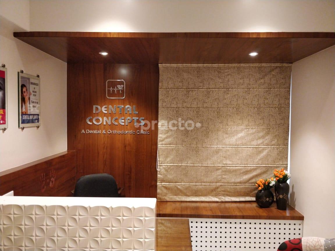 Reception at Dental Concepts Parijat Nagar Nashik