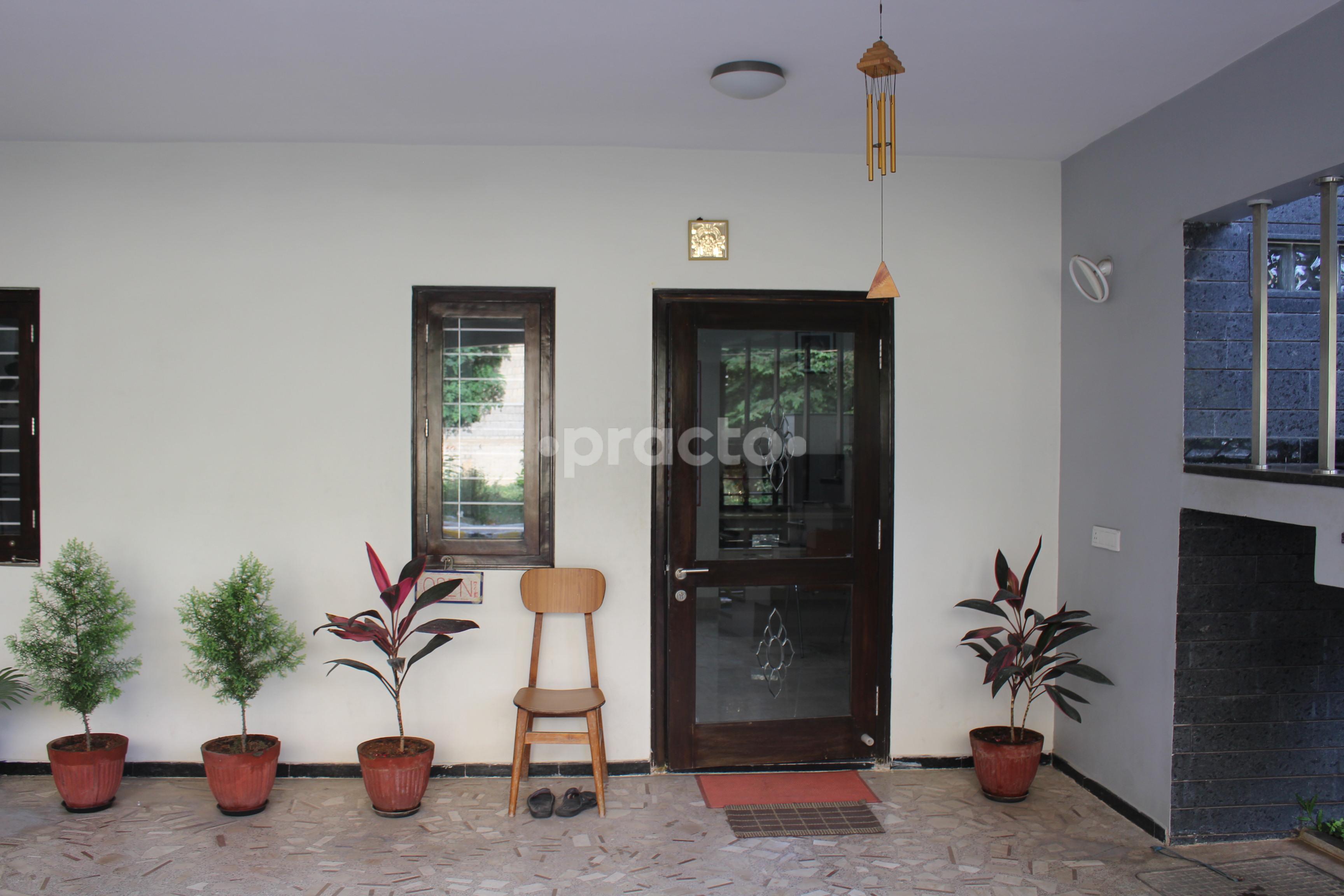 Entrance at EKAA Orthopedic and Dental Clinic Arekere Bangalore
