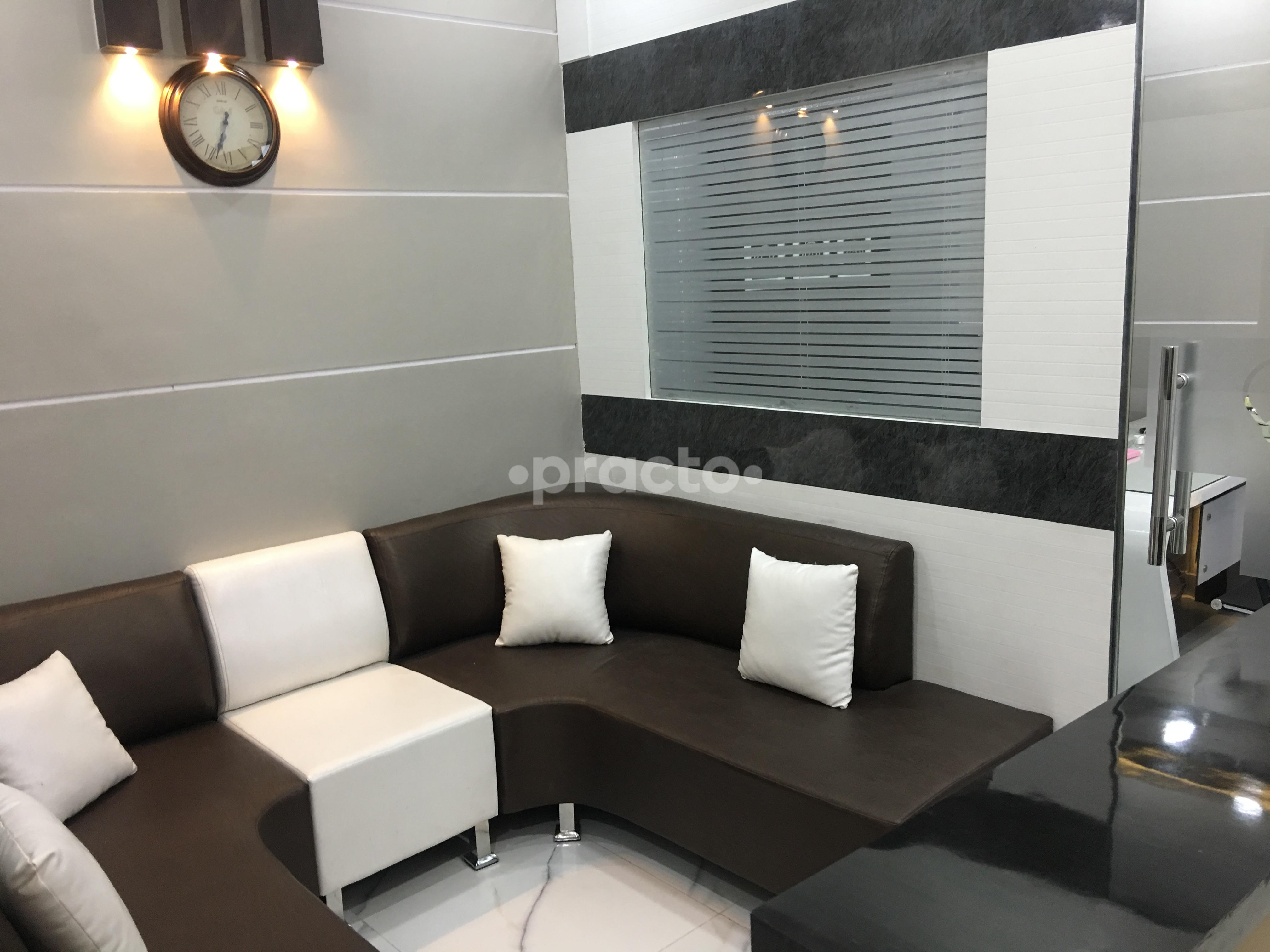 Waiting Area at Dr. Ali Nawaz's Clinic Crossings Republik Ghaziabad