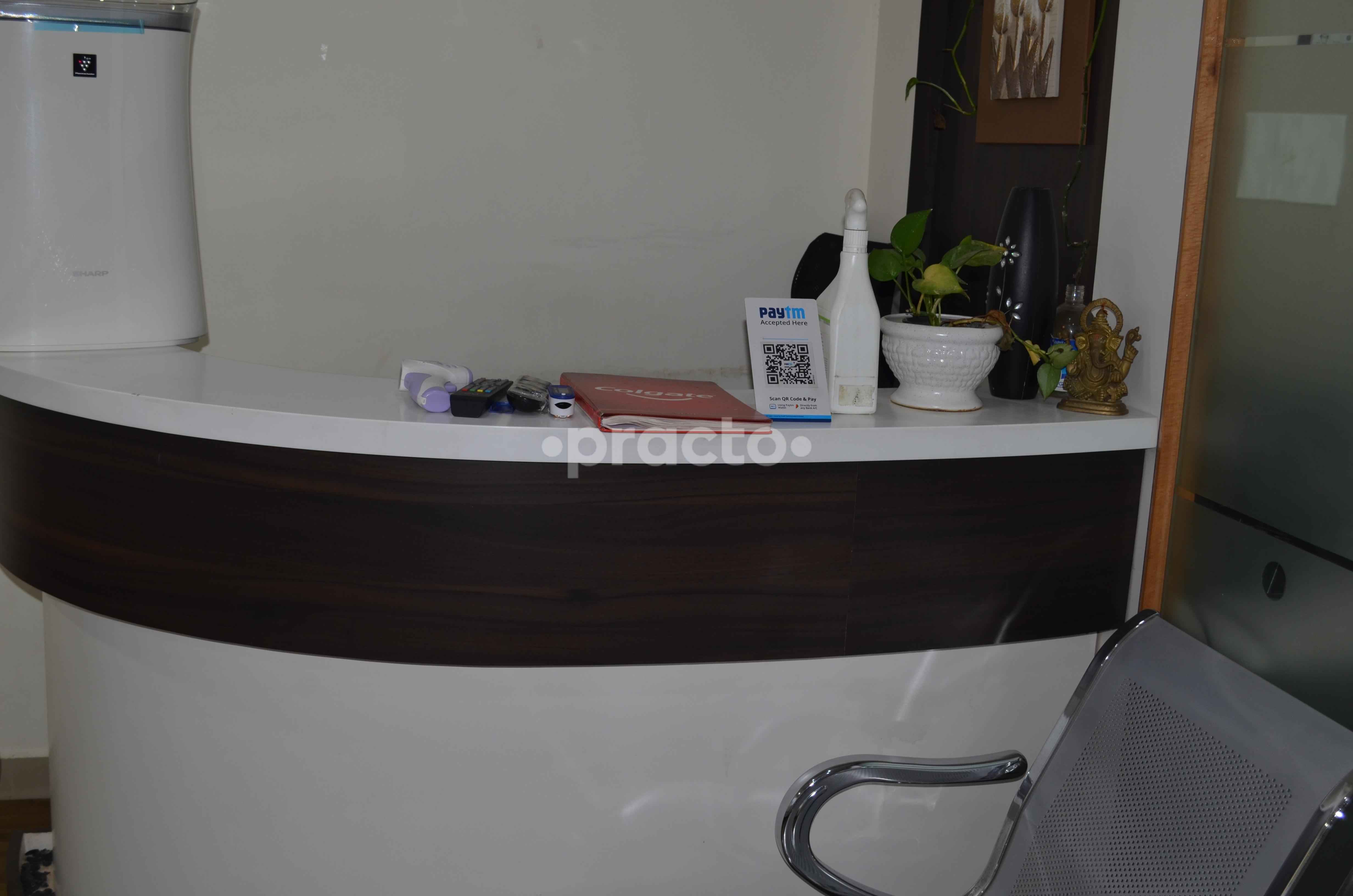 Reception desk at Harsha Dental & Implant Centre Bommanahalli Bangalore
