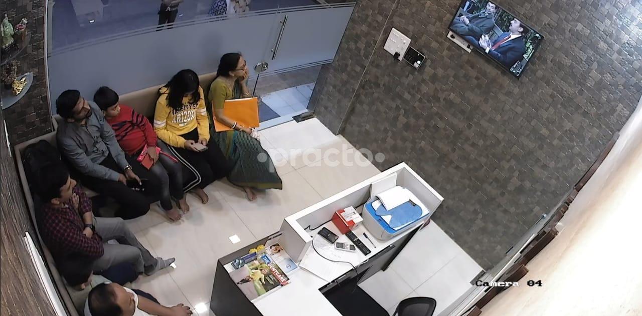 Waiting Area at Dentkraft Dental Clinics Kharghar Navi Mumbai