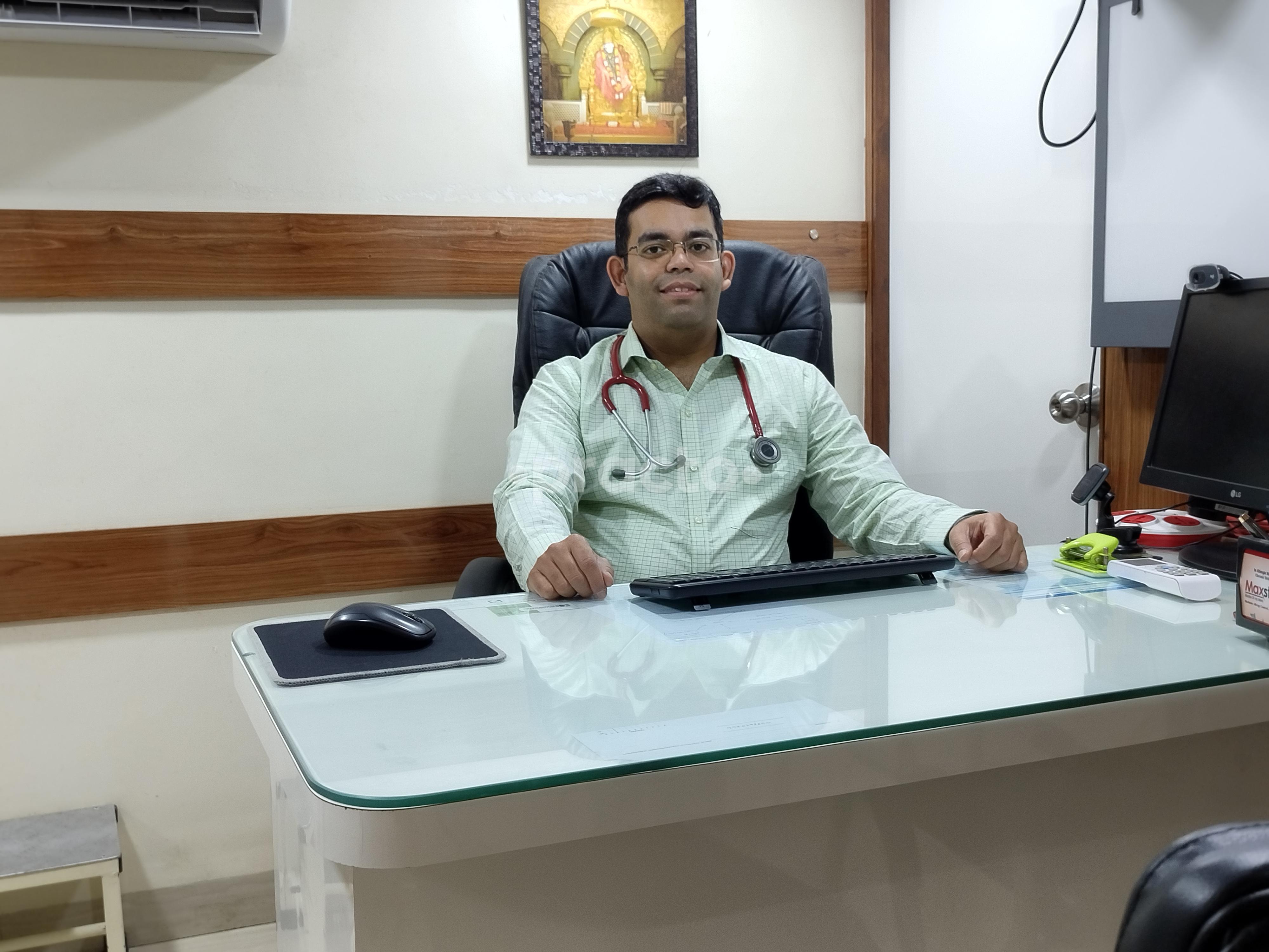 Consultation Room at Chest Care Clinic Kharghar Navi Mumbai