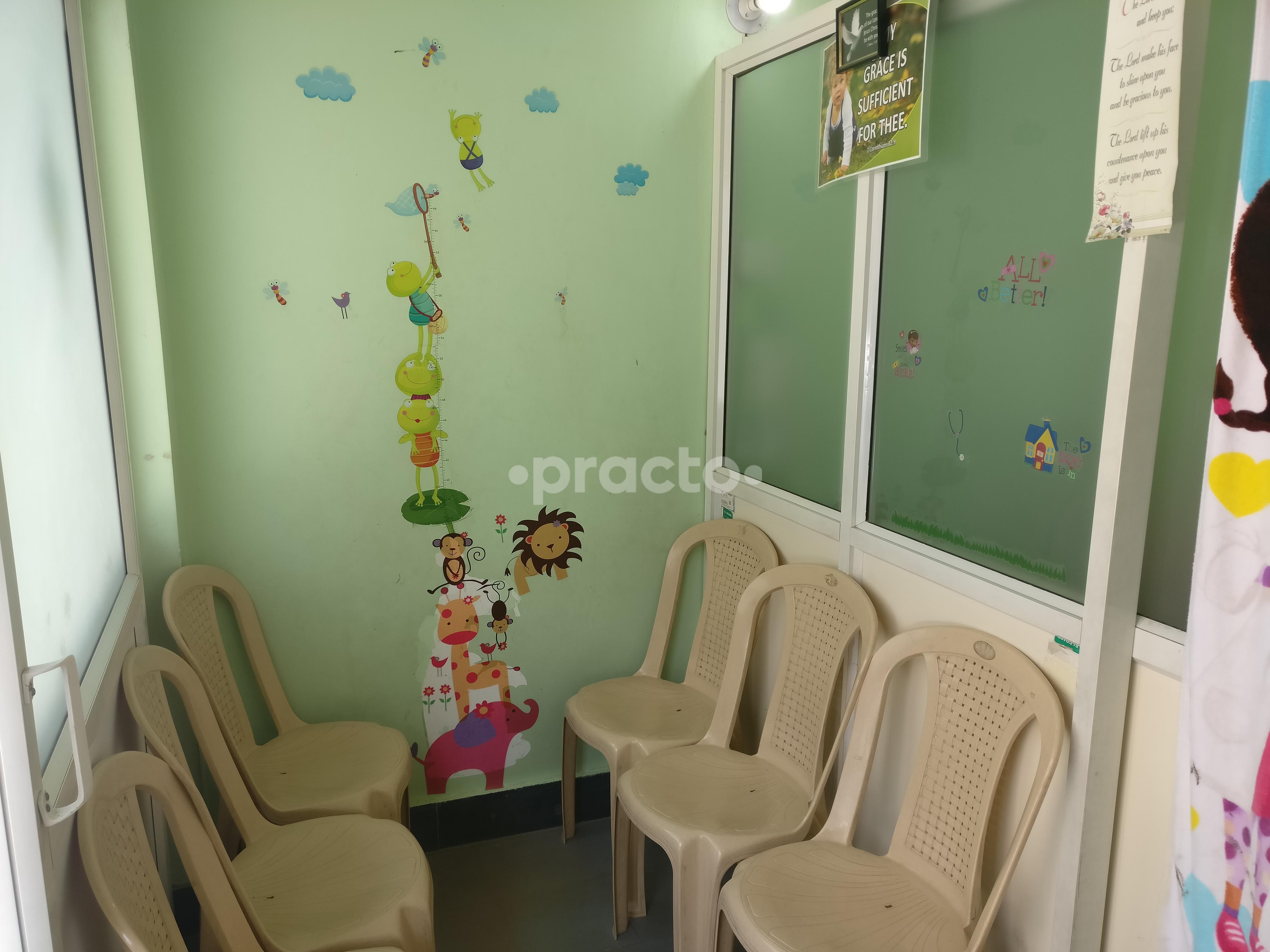 Waiting Area at Nesia Children's Clinic & Vaccination Center AS Rao Nagar Hyderabad