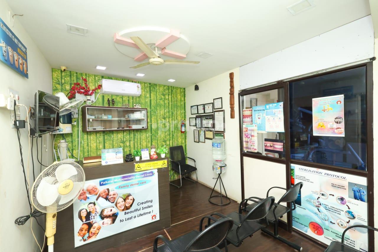 Waiting Area at Palkalai Multispeciality Dental Clinic Kolathur Chennai