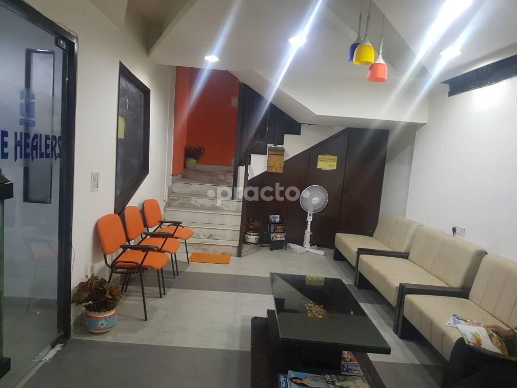 Waiting Area at The Healers Psychiatry and Dental Clinic Vivek Vihar Delhi