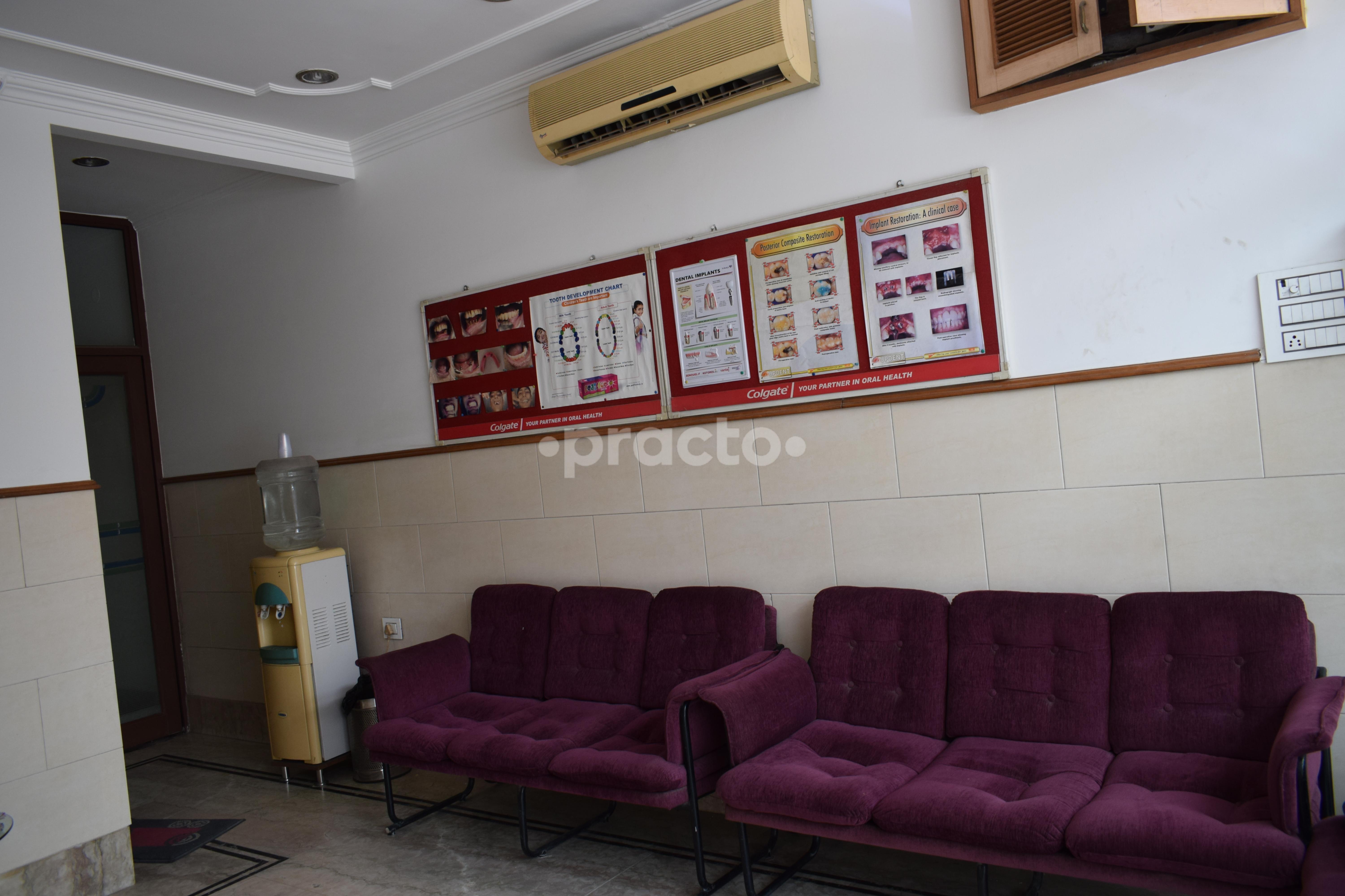 Waiting Area at Dhall Dental Clinic Mahavir Enclave Delhi