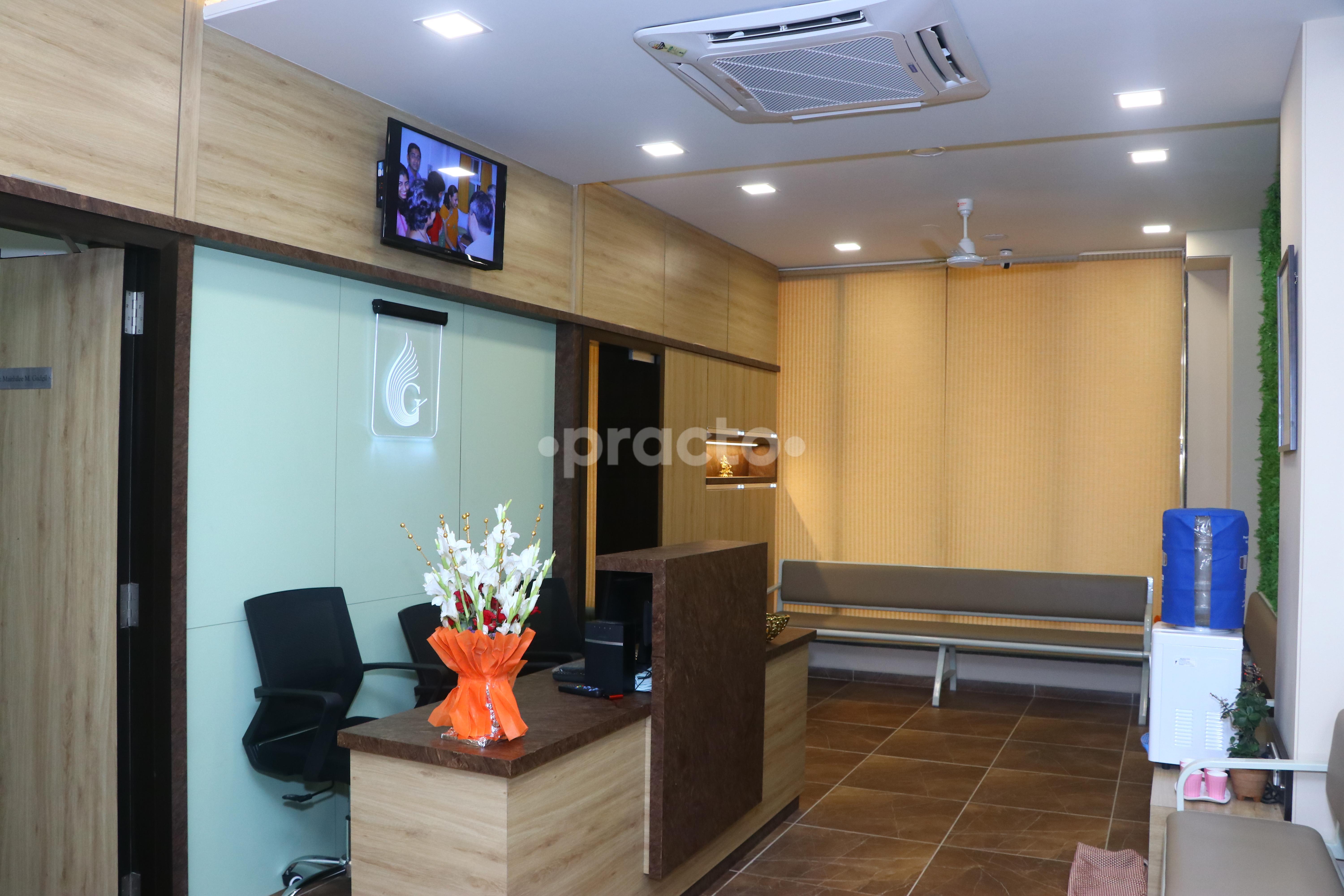 Reception Area at Dr Gadgil's Clinic Naupada Thane