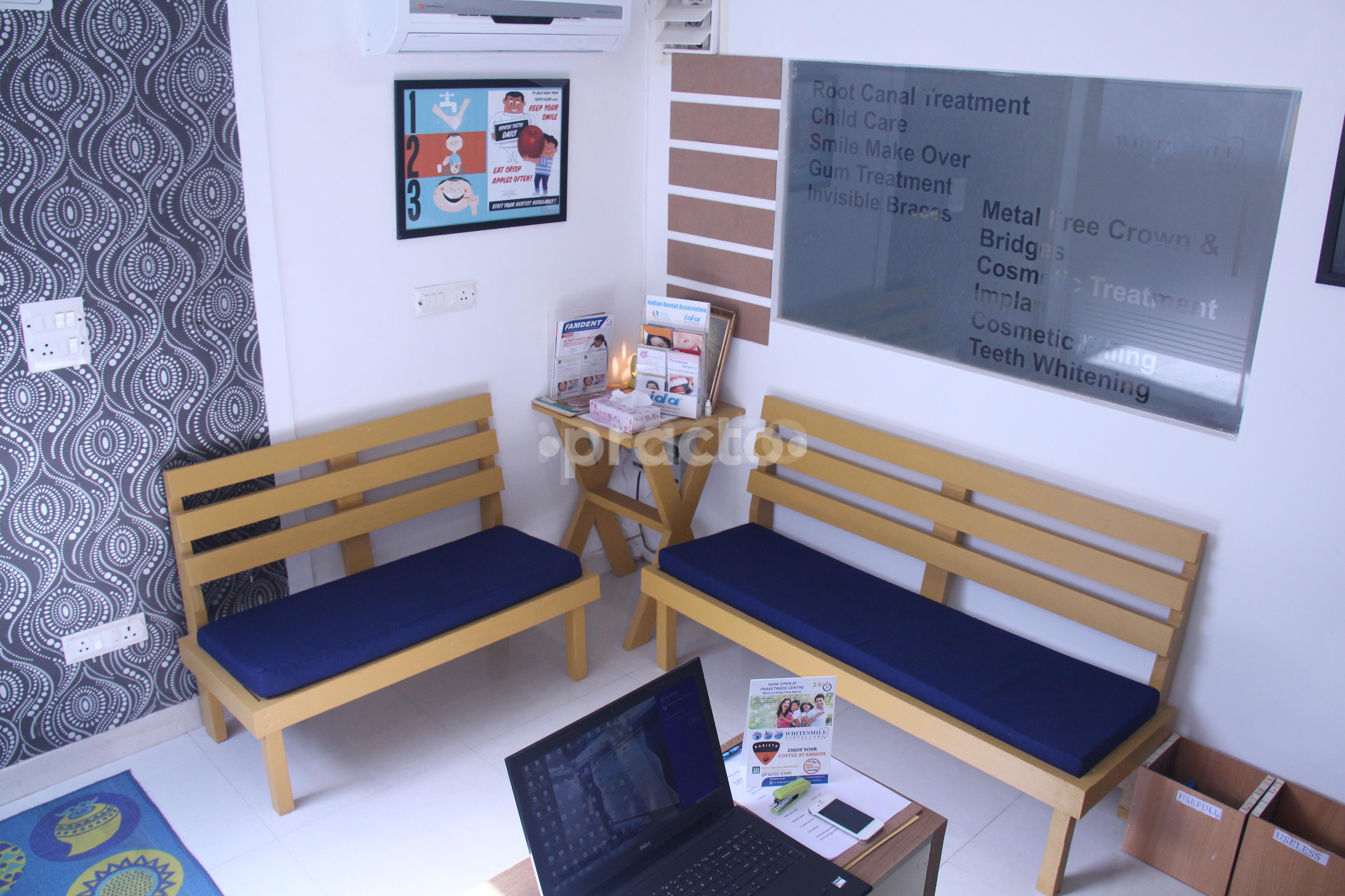 Reception at WhiteSmile Dental Care Chattarpur Delhi