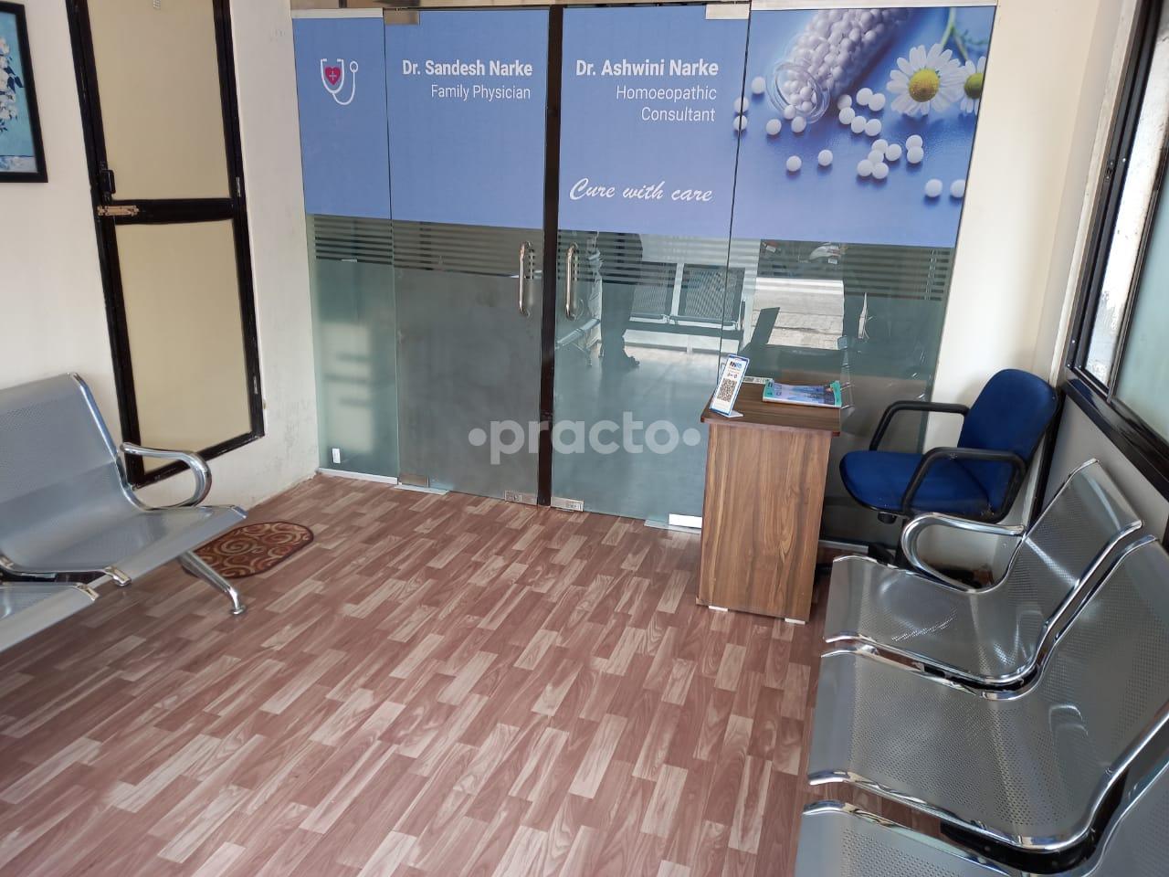 Reception Area at Spandan Clinic Vishrantwadi Pune