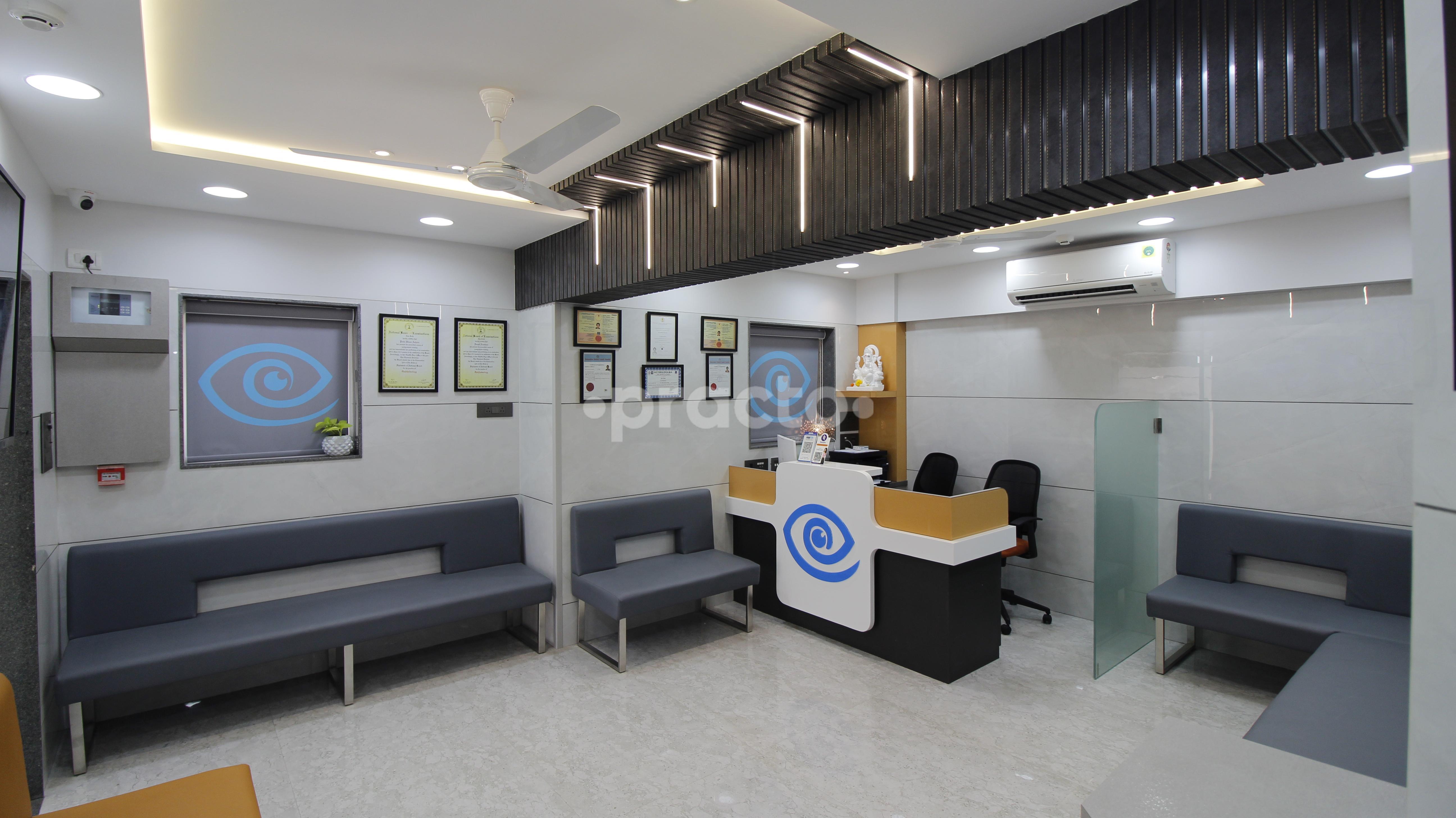 Reception Area at Patel Eye Care - Super Speciality Eye Clinic Kandivali East Mumbai