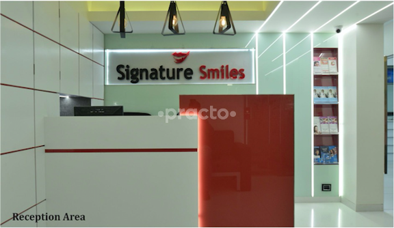 Reception at Signature Smiles Juhu Mumbai