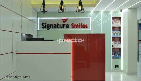 Reception at Signature Smiles Santacruz West Mumbai
