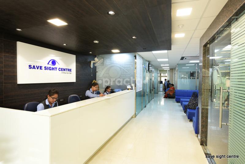Reception Area at Save Sight Centre Adarsh Nagar Delhi