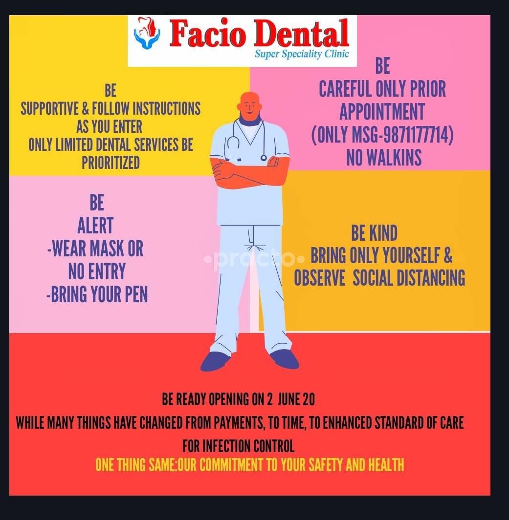 Facio Dental Super Speciality Clinic Vasant Kunj Delhi