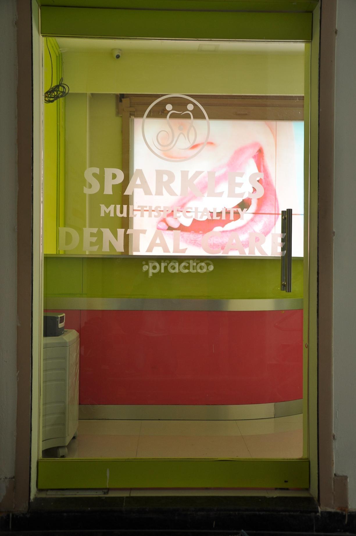 Reception at Sparkles Multispeciality Dental Care Perumbakkam Chennai