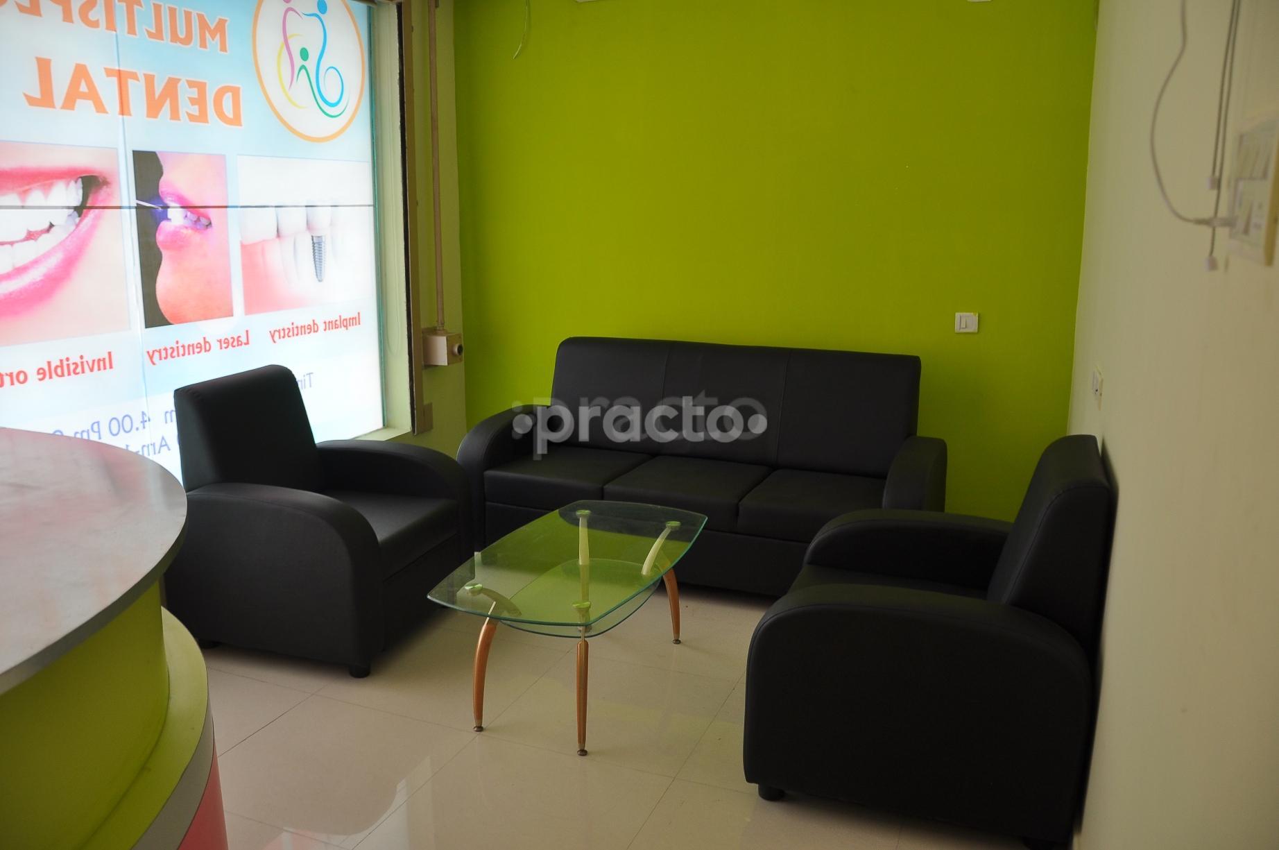 Waiting Area at Sparkles Multispeciality Dental Care Perumbakkam Chennai