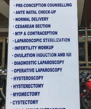 Services at Gynaecare Group  Clinic Hauz Khas Delhi