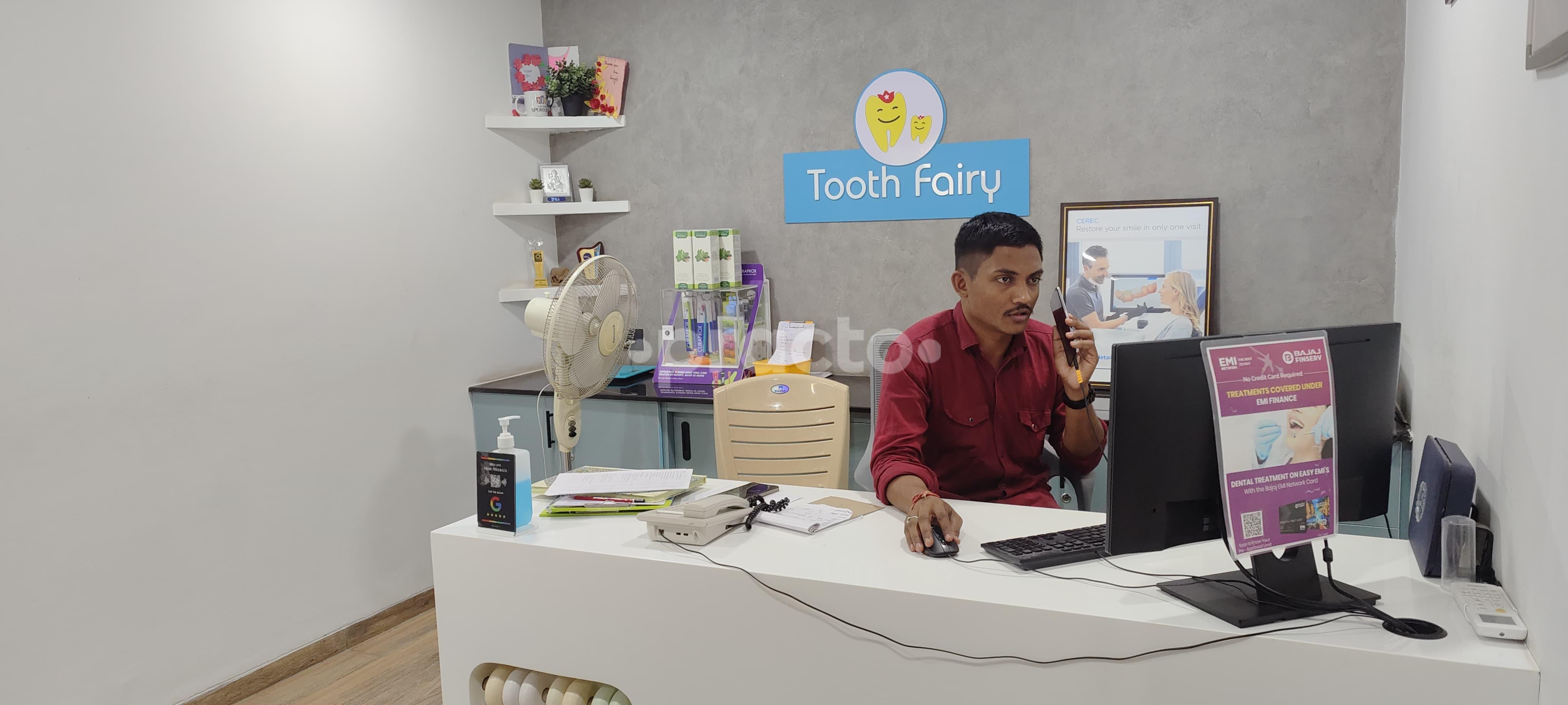 Reception Area at Tooth Fairy Dental Care Kondapur Hyderabad