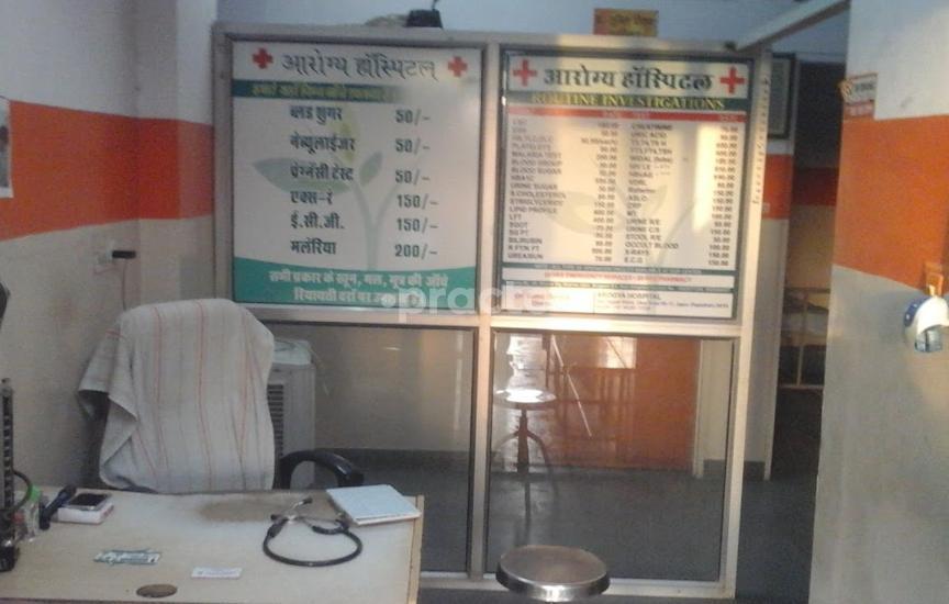 Reception Area at AROGYA HOSPITAL Neendar Banar Jaipur