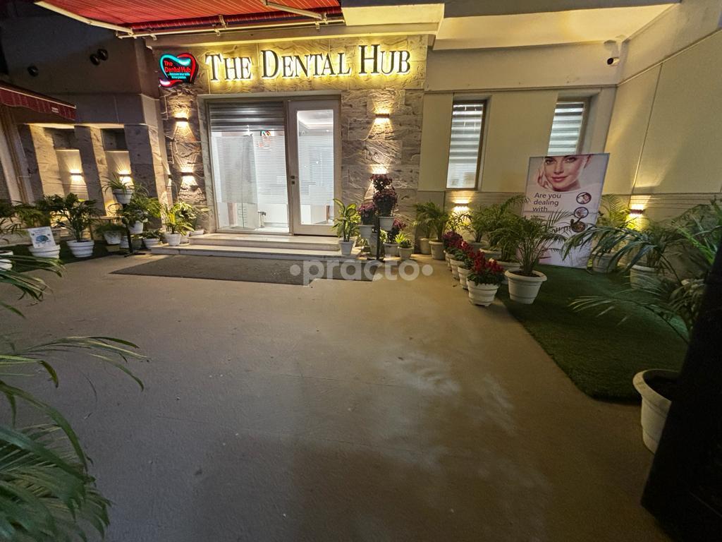 Reception Area at The Dental Hub Gokhley Marg Lucknow