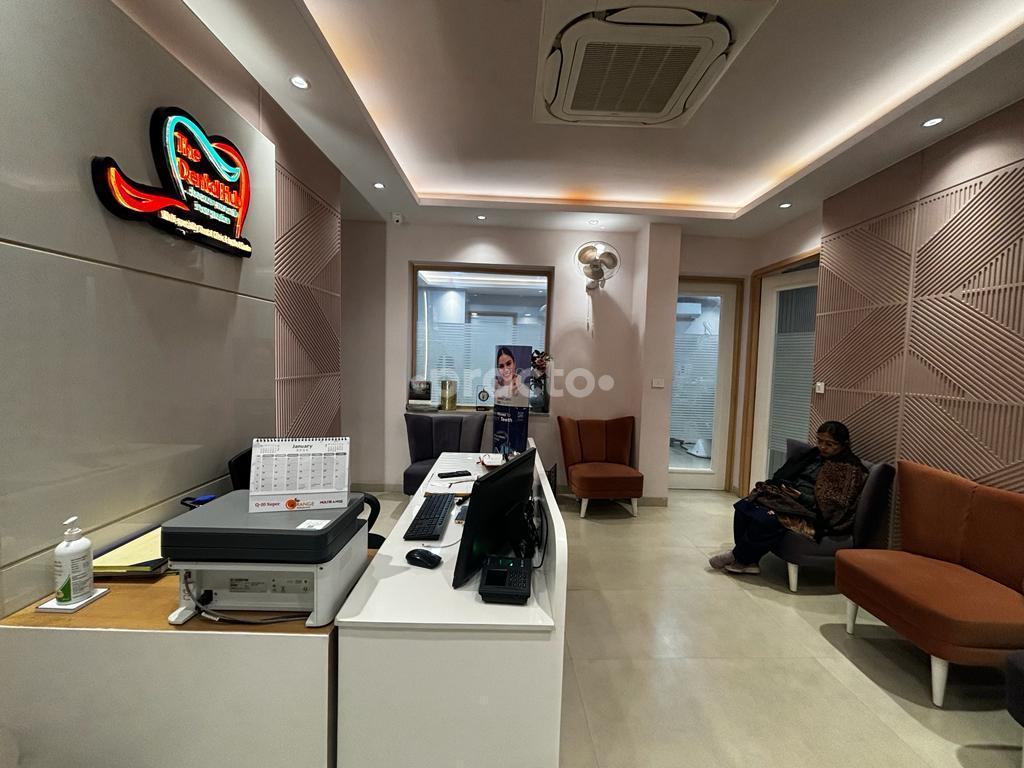 Reception Area at The Dental Hub Gokhley Marg Lucknow