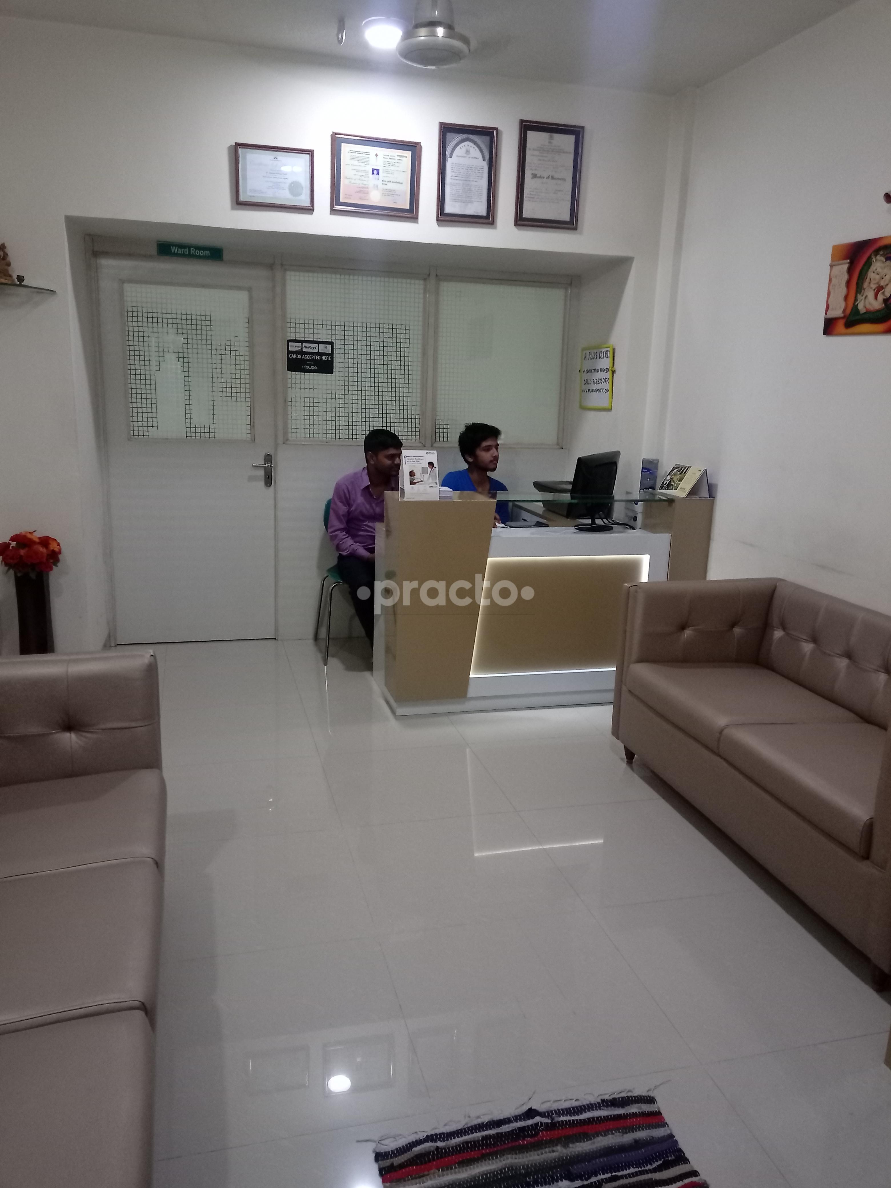 Waiting Area at A Plus Clinic Panvel Navi Mumbai